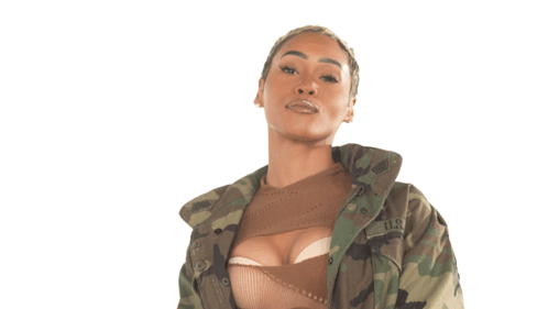 Hot Girl Make It Rain Money GIF