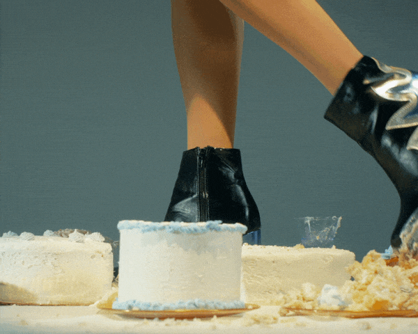 Hot Mess Music Video Cake GIF