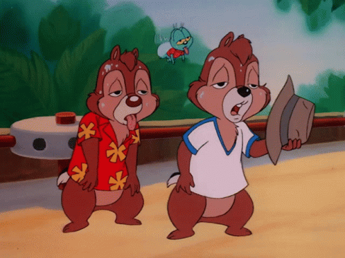 Hot Outside Exhausted Chip N Dale GIF