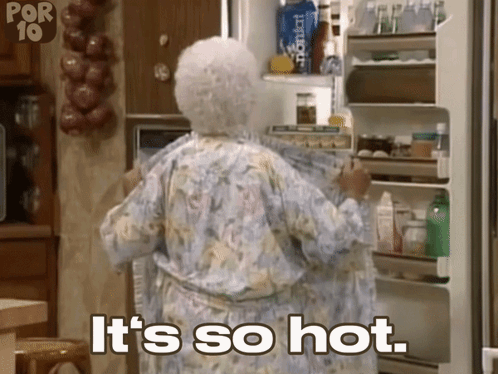 Hot Outside Sophia Petrillo Golden Girls GIF