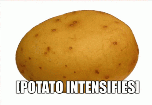 Hot Potato Feeling Intensifies GIF