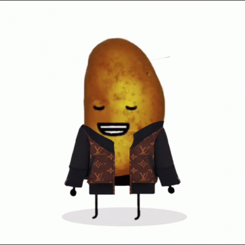 Hot Potato With Louis Vuitton Jacket GIF