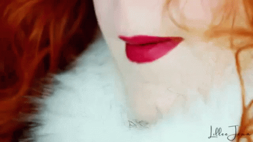 Hot Red Lips Sealed GIF