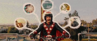 Hot Rod Kimble On His Bike GIF