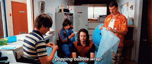 Popping Bubble Wrap Hot Rod GIF