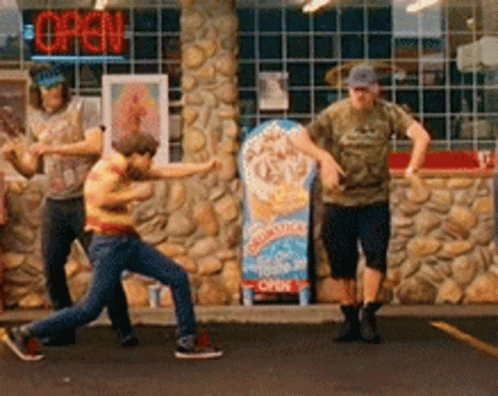 Hot Rod Dancing Trio GIF