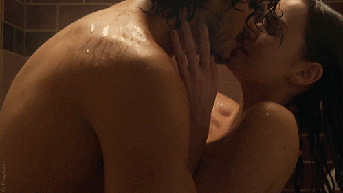 Hot Shower Kiss Good Trouble Episode GIF