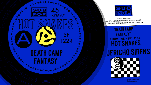 Hot Snakes Spinning Vinyl Death Camp Fantasy GIF