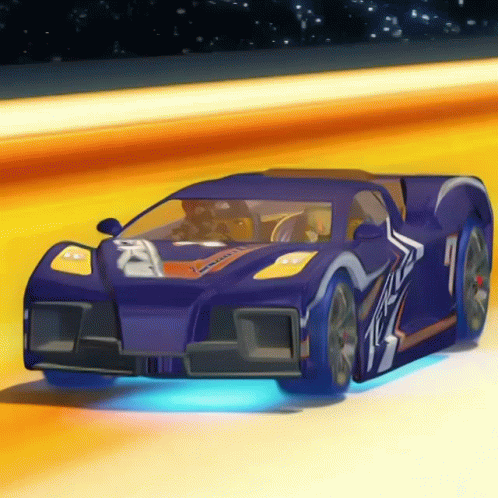Hot Wheels Speeding Car GIF
