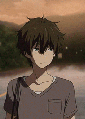 Hotaro Oreki Anime Discord Pfp GIF