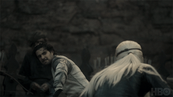 Hotd Aemond Targaryen Fighting With Criston Cole GIF