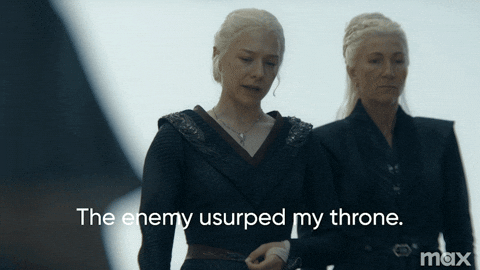 Hotd Rhaenys And Rhaenyra Targaryen GIF