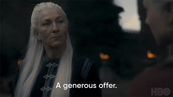 Hotd Rhaenys Targaryen Talking GIF