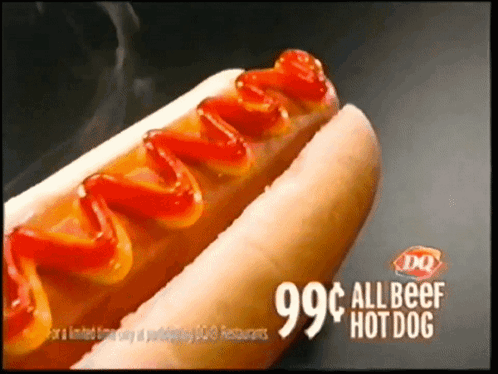 Hotdog Makes Me Want A Hot Dog All Beef GIF