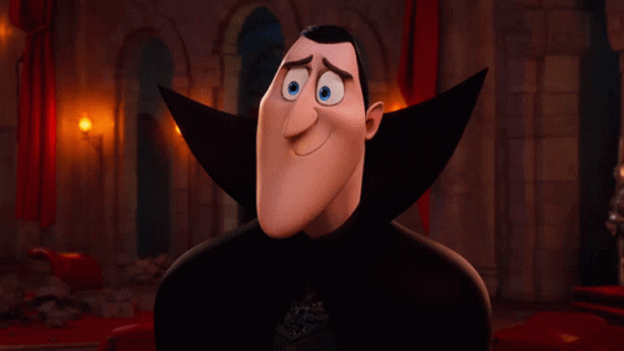 Hotel Transylvania Dracula Smirk GIF