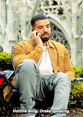 Hotline Bling Drake Speaking GIF