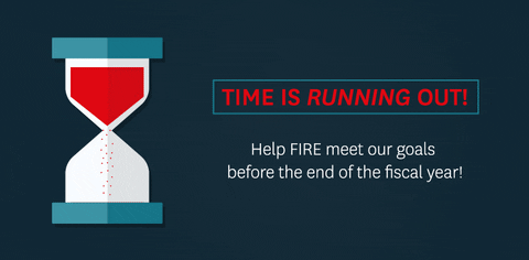 Hourglass Digital Text Design GIF