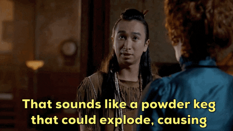 House Drama Exploding GIF