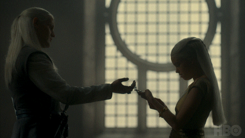 House Of The Dragon Daemon Takes Necklace GIF