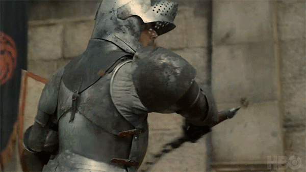 House Of The Dragon Fighting Knights GIF