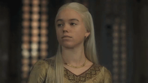 House Of The Dragon Young Rhaenyra Targaryen Smiling GIF