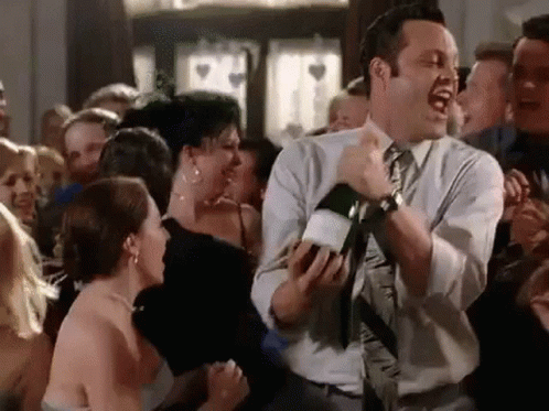 House Party Opening Champagne GIF