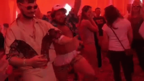 House Party Pink Lighting GIF