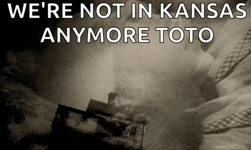 House With We're Not in Kansas Anymore Toto