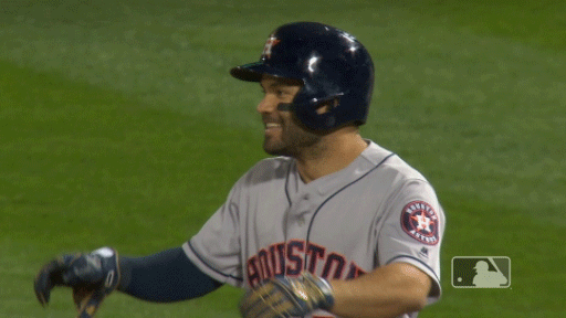 Houston Astros Altuve Bowing Down GIF