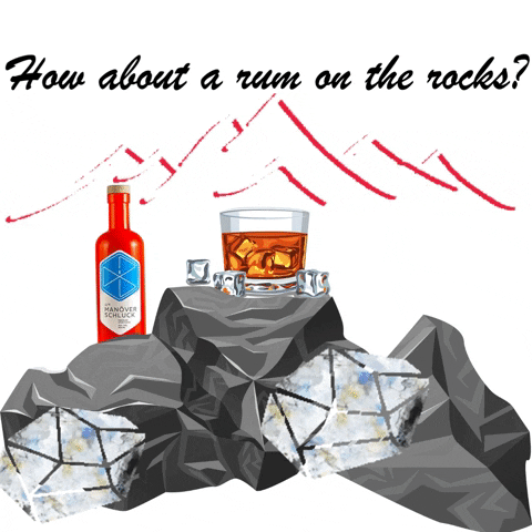 How About Rum On The Rocks GIF