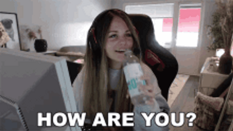 How Are You Drink Water GIF