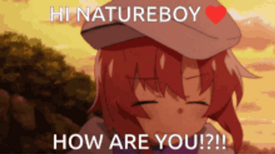 How Are You Natureboy Anime GIF