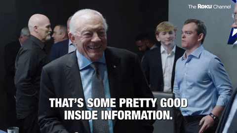 How Bout Them Cowboys That's Pretty Good Information GIF