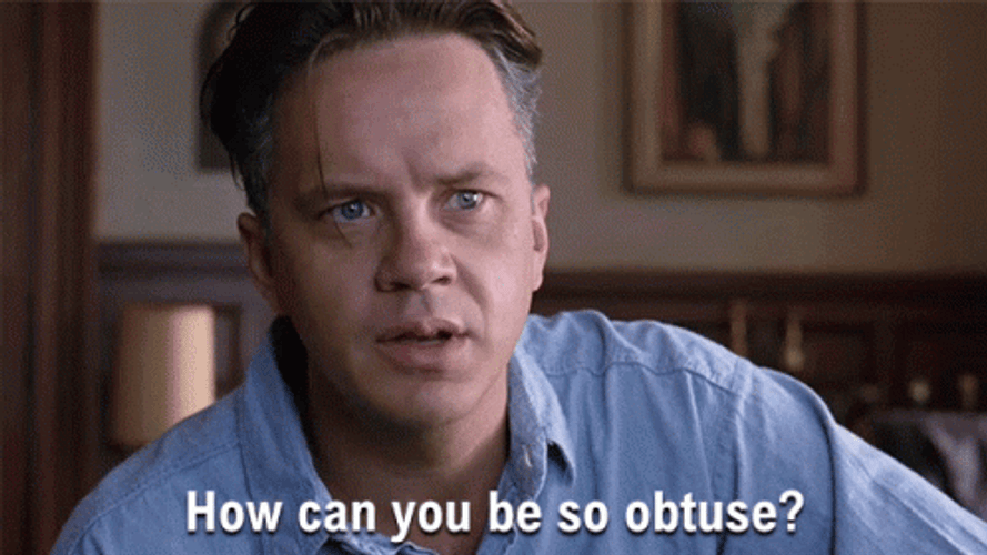 How Can You Be So Obtuse Shawshank Redemption GIF