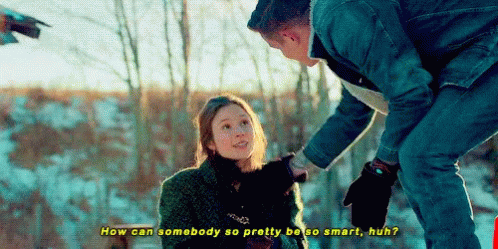 How Can You Be So Pretty And Clever Girl GIF