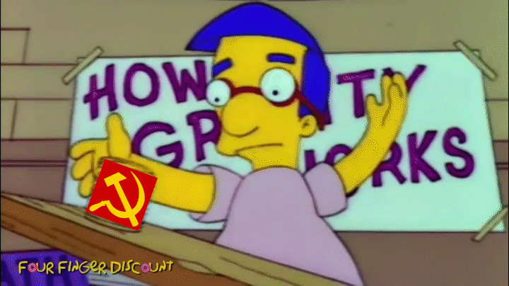 How Communism Works Simpsons Memes Bart GIF