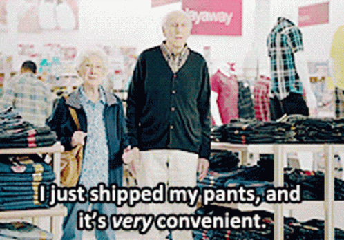 How Convenient Shipped My Pants GIF