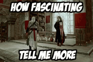 How Fascinating Tell Me More Video Game Scene