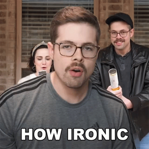 How Irony Dude GIF