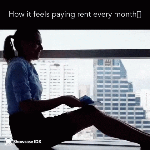 How It Feels Paying Rent Every Month GIF