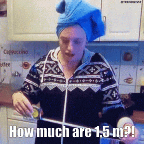 How Much Are 1.5 Meter GIF