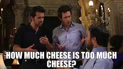 How Much Cheese Says Charlie Day GIF