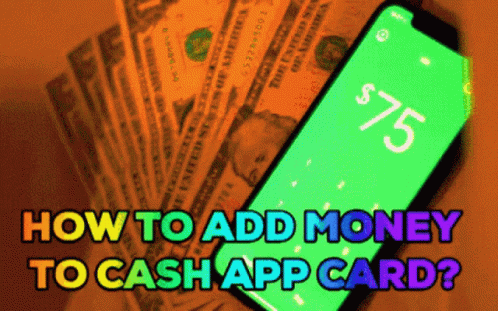 How To Add Money To Cash App Card Is Written On A Poster GIF