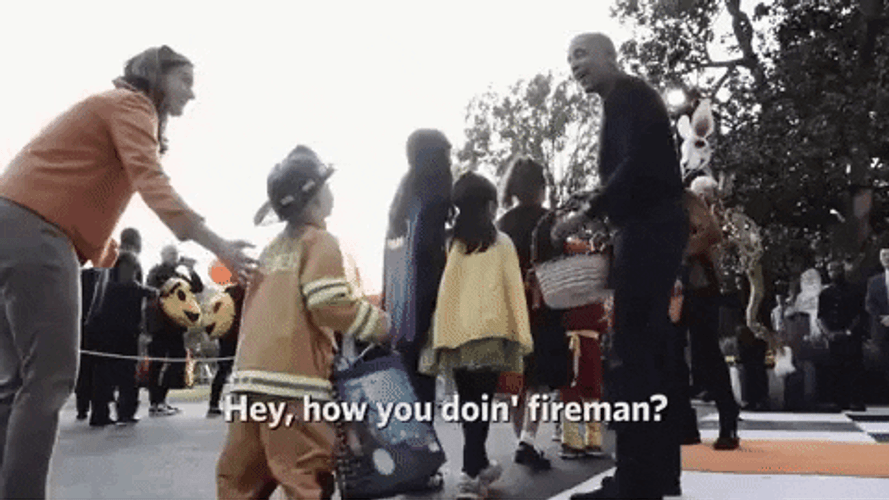 How You Doin Fireman GIF