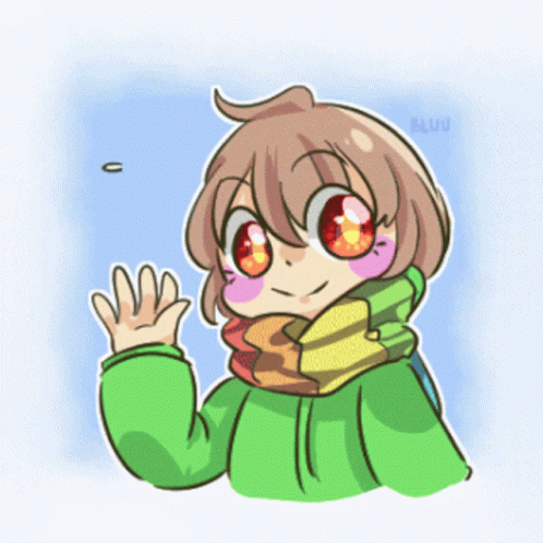 Cute Animated Girl Greeting Howdy GIF