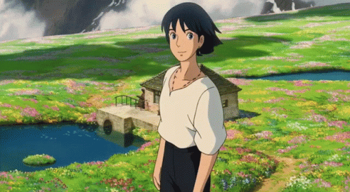 Howl's Moving Castle Approaching Sophie GIF