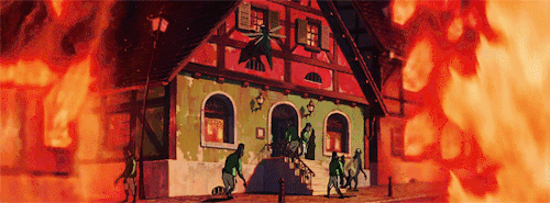 Howl's Moving Castle Fiery Inferno GIF