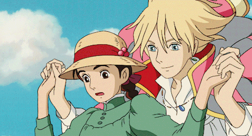 Howl's Moving Castle Howl Guiding Sophie GIF