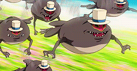 Howl's Moving Castle Tadpole Monsters Attacking GIF
