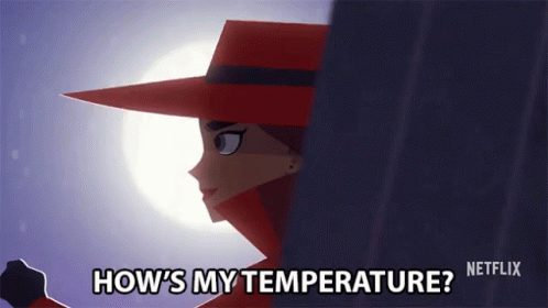 Hows My Temperature Carmen Sandiego GIF